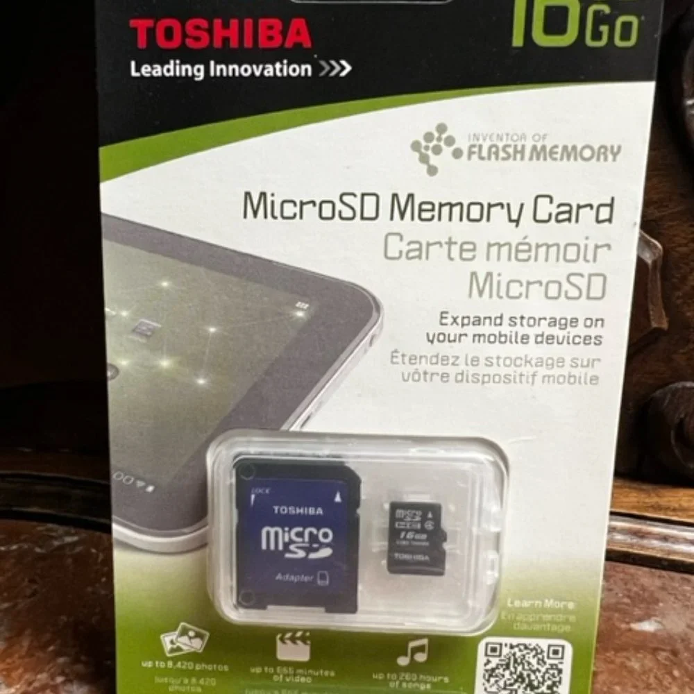 Toshiba 16GB MicroSD Memory Card
